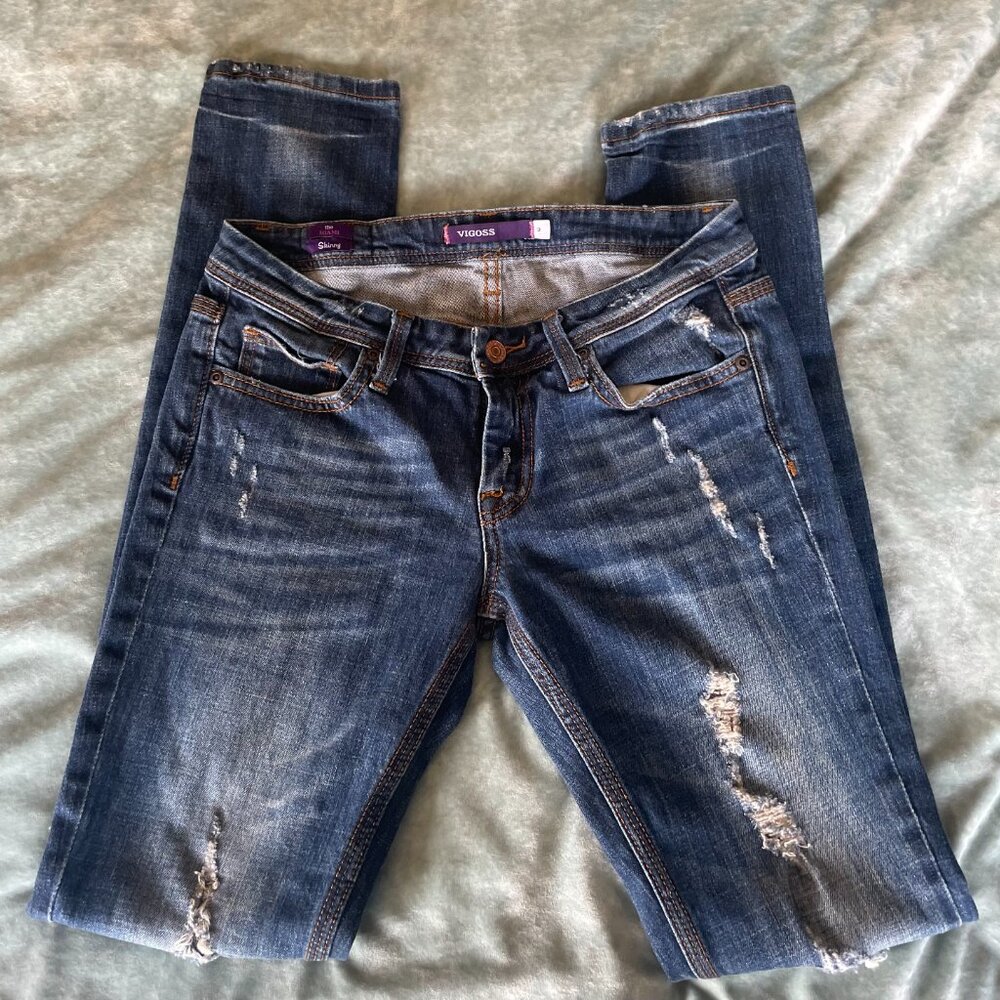 Vigoss The Miami Distressed Skinny Jeans - Picture 2 of 3